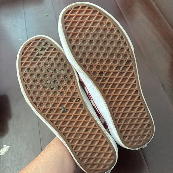 Red checkered Vans - Picture 3 of 4